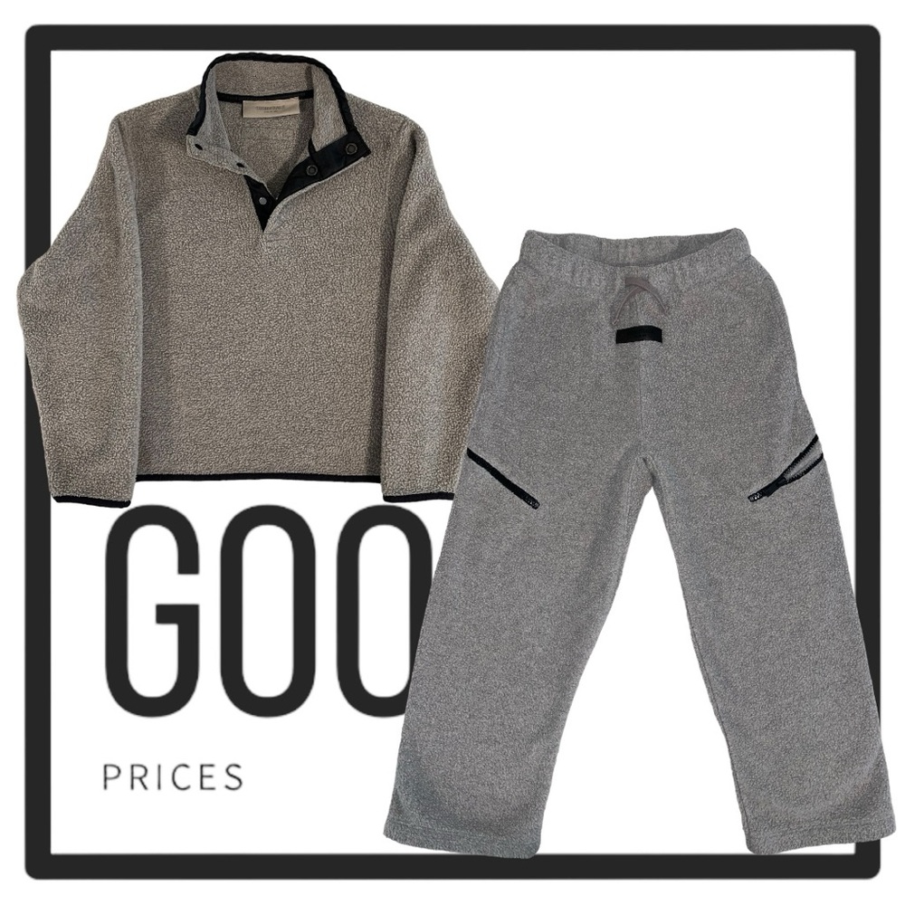 Essentials Set Fear of God Kids Polar Fleece‎ Pullover